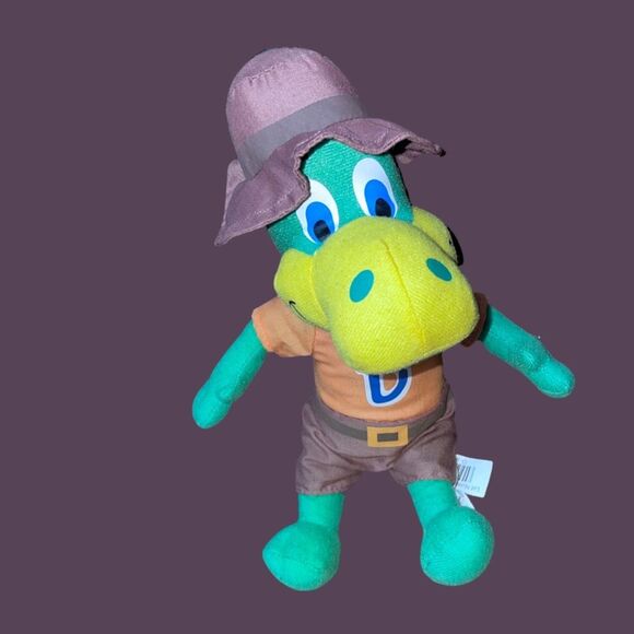 Danonino Plush Green Dinosaur Dannon Yogurt Mascot Stuffed Animal 11" - Picture 3 of 5